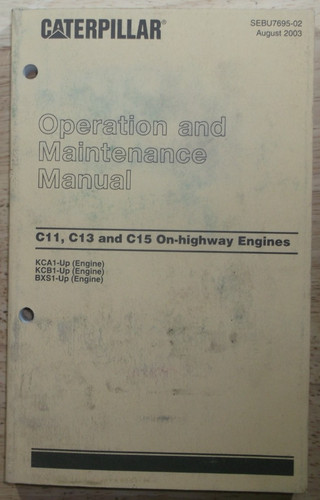 Caterpillar c11 c13 c15 engine - c11,